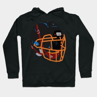 American Football Helmet Clipart Stickers Hoodie